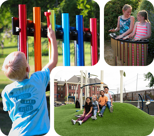 Children enjoying Westplay recreational spaces