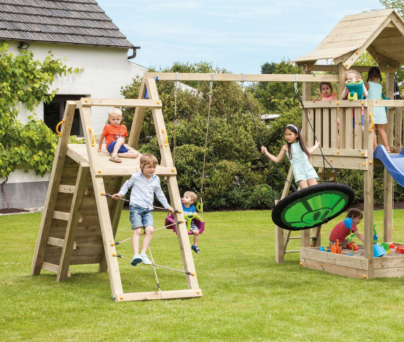 What is the 3 most popular playground equipment?
