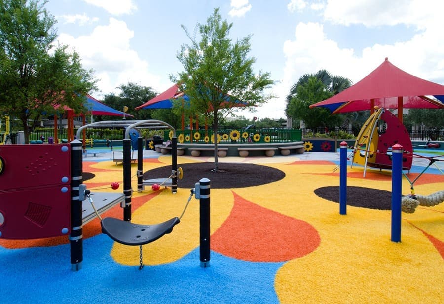 Differences between playground grass and other synthetic grasses