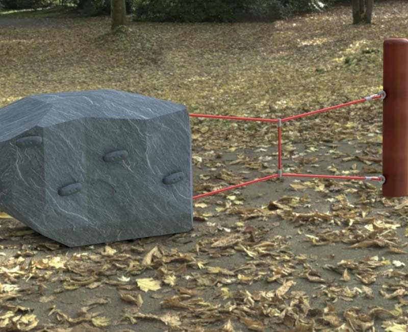 Option A : Small rope cross