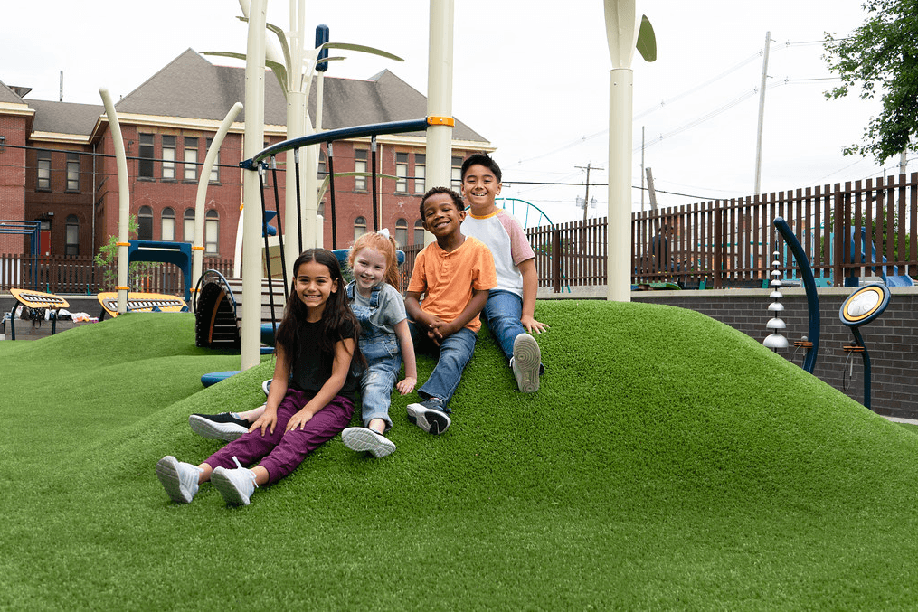 Playground safety surfacing installed by Westplay